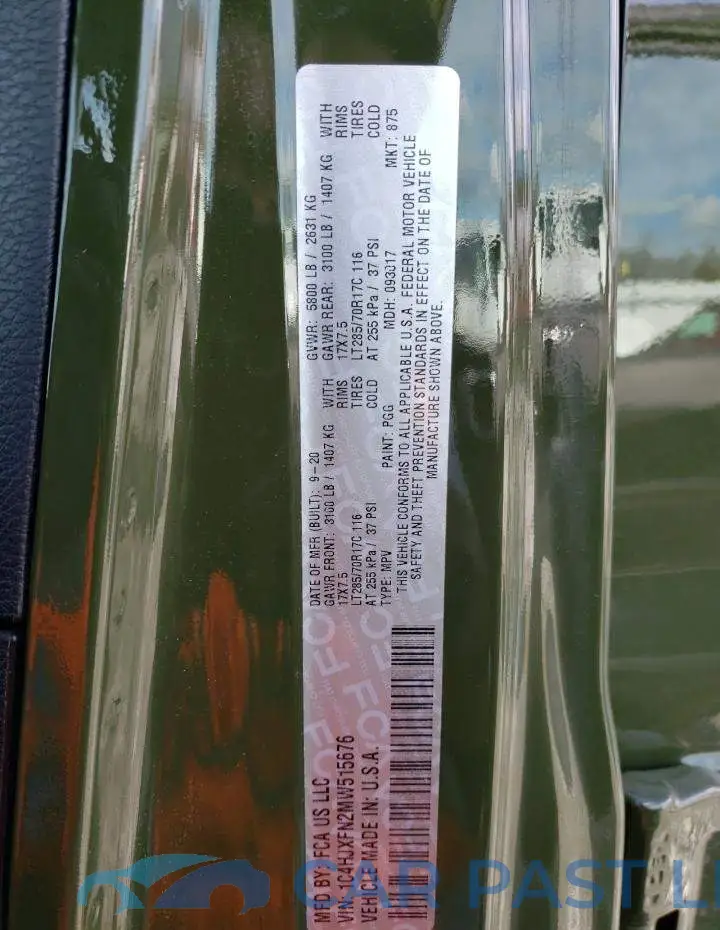 1C4HJXFN2MW515676# 12