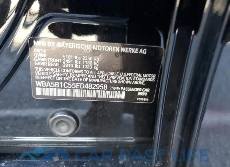 WBA5B1C55ED482958# 12