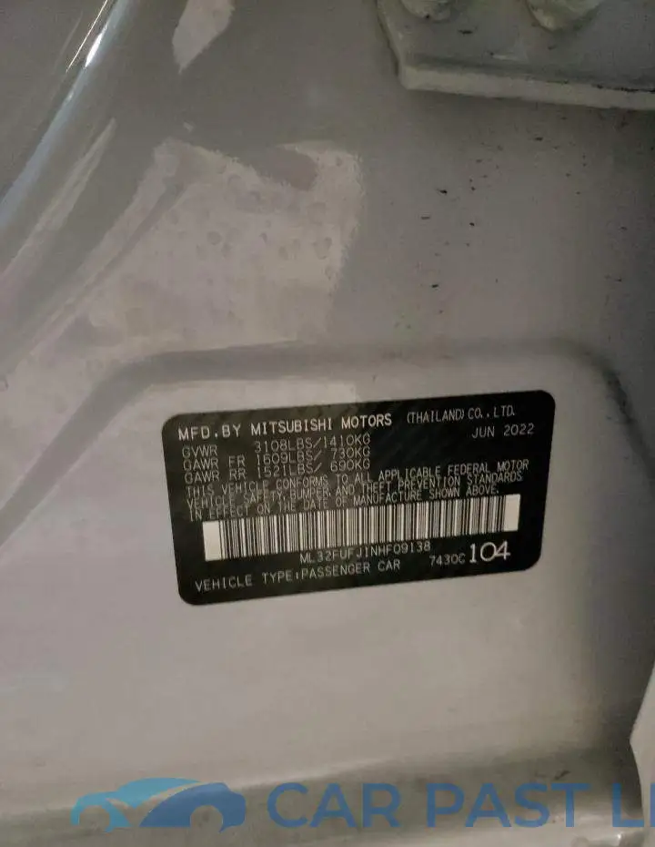 ML32FUFJ1NHF09138# 12