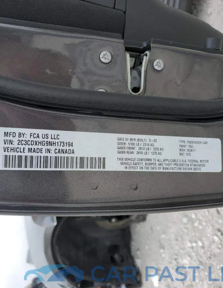 2C3CDXHG9NH173194# 13