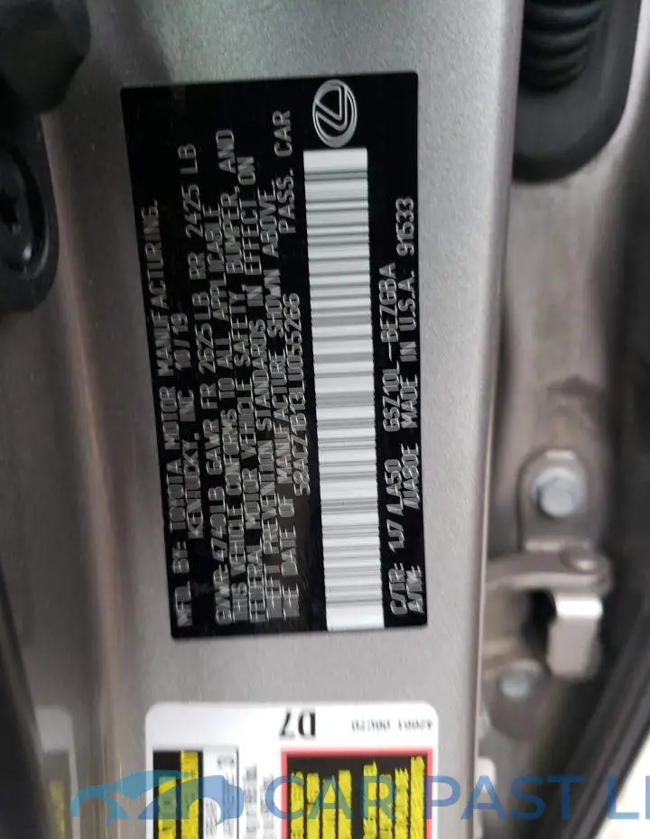 58ACZ1B13LU055266# 12