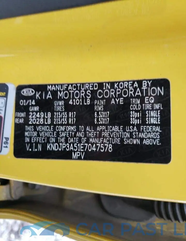 KNDJP3A51E7047578# 13