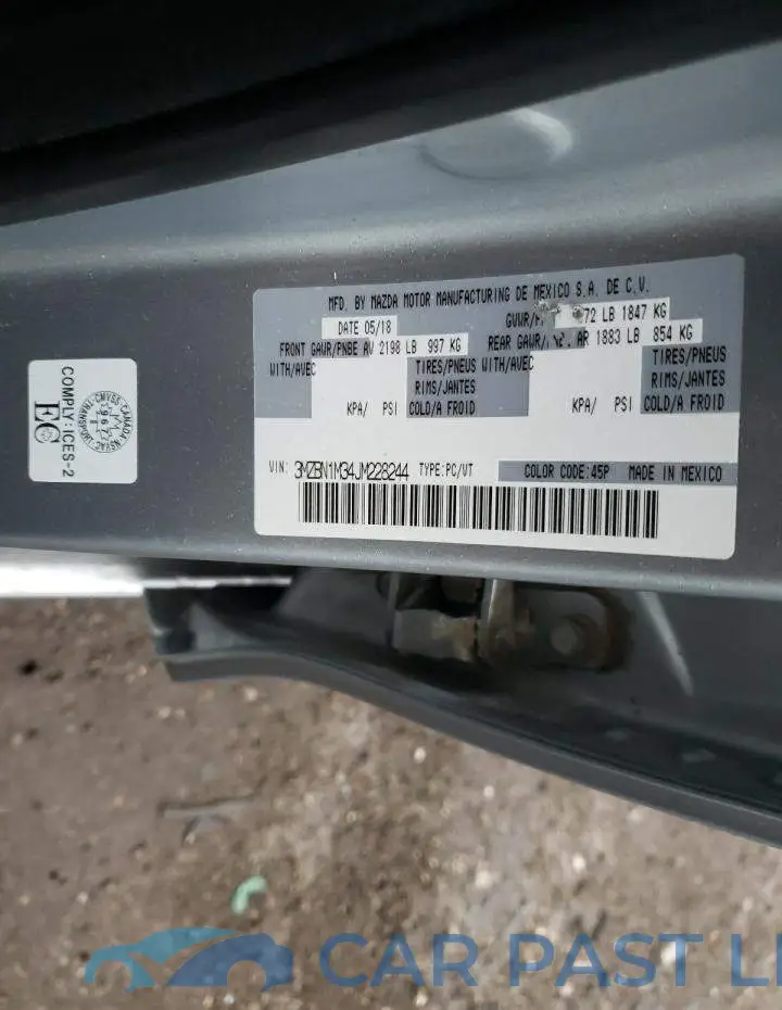3MZBN1M34JM228244# 12