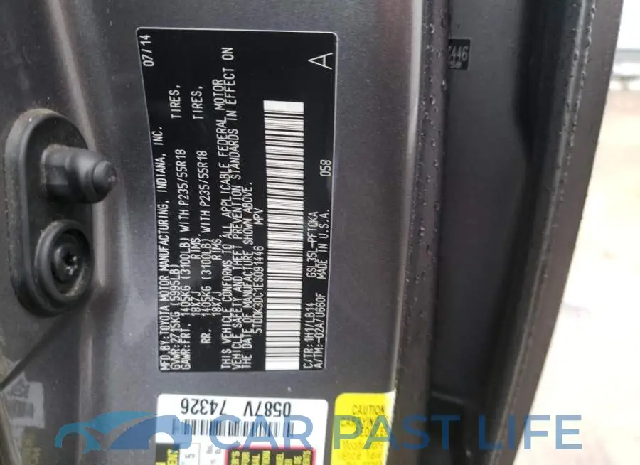 5TDDK3DC1ES091446# 13