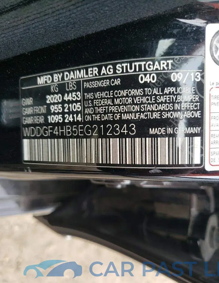 WDDGF4HB5EG212343# 12