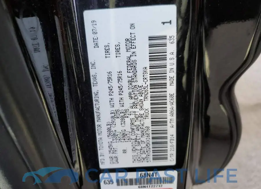 5TFRX5GN5KX160760# 13