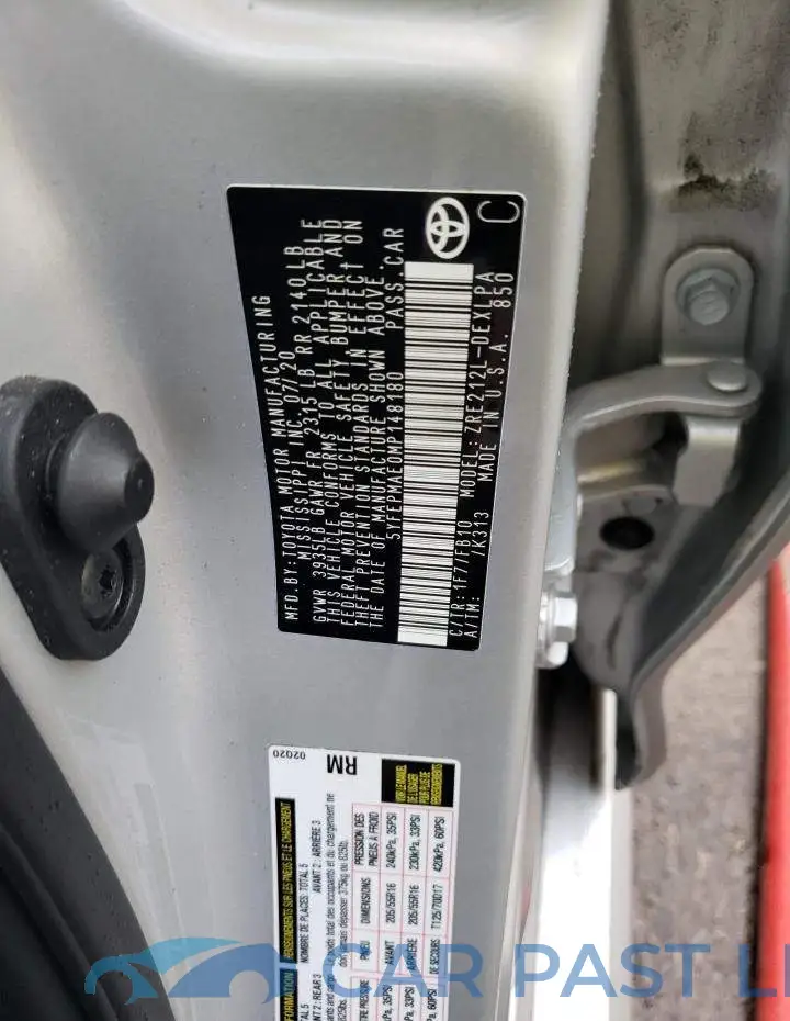 5YFEPMAE0MP148180# 10