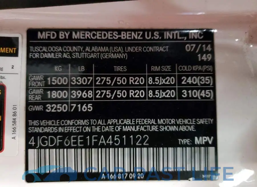 4JGDF6EE1FA451122# 13
