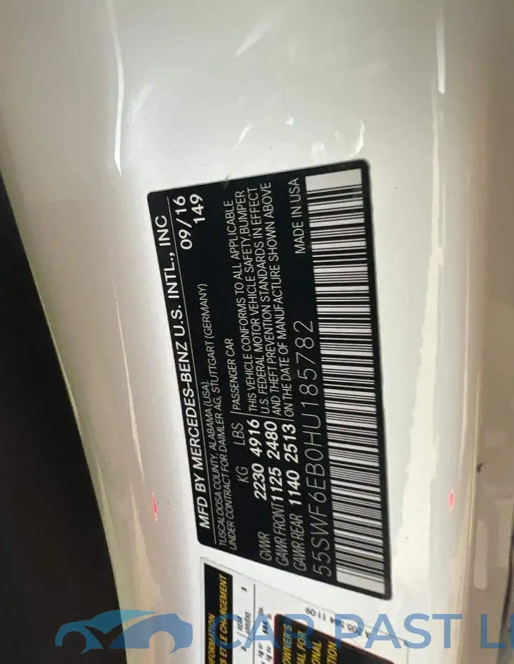 55SWF6EB0HU185782# 10