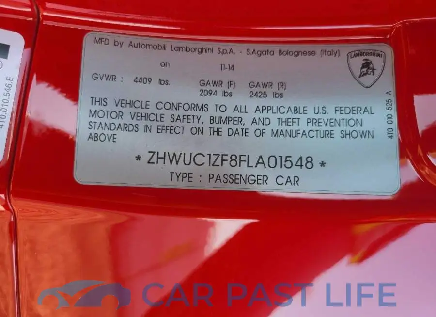 ZHWUC1ZF8FLA01548# 10