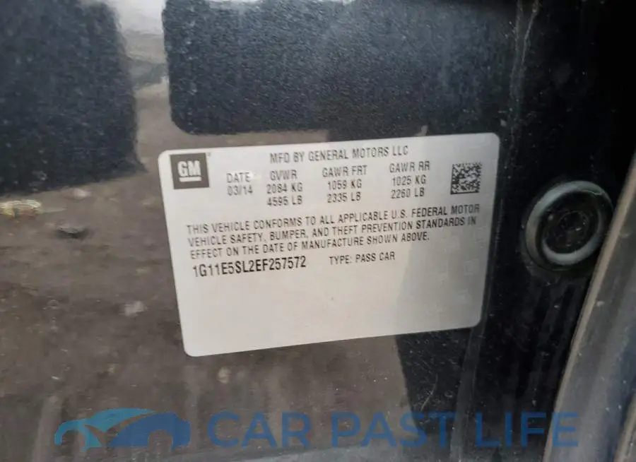 1G11E5SL2EF257572# 12
