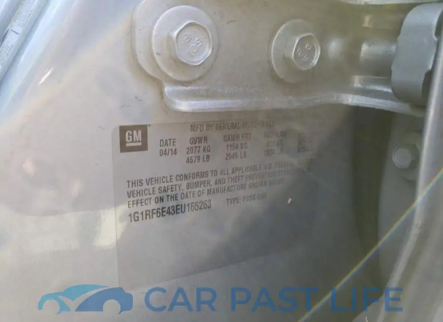 1G1RF6E43EU165263# 12