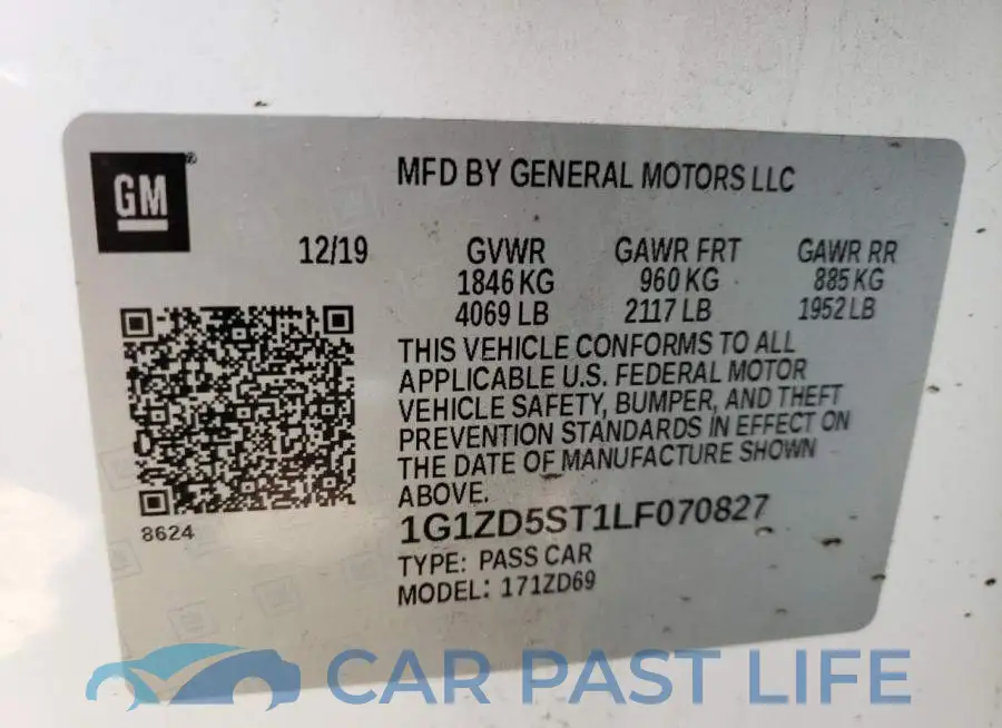 1G1ZD5ST1LF070827# 10