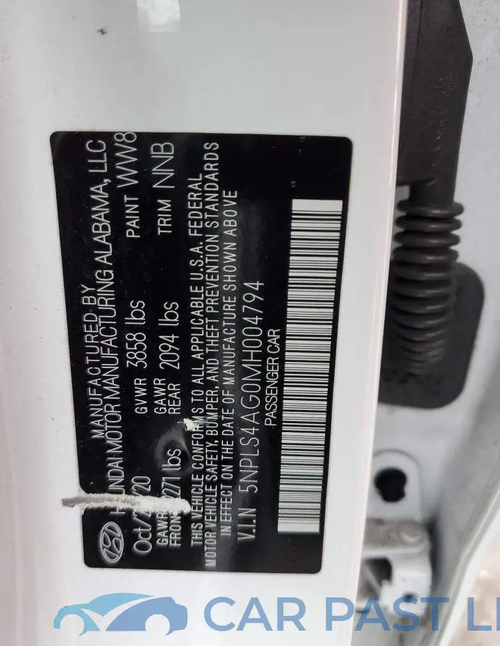 5NPLS4AG0MH004794# 12