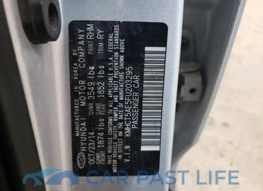 KMHCT5AE5FU203295# 12