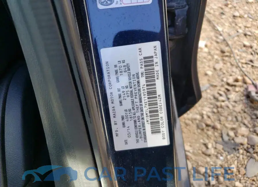 JM1BM1L7XE1195974# 10
