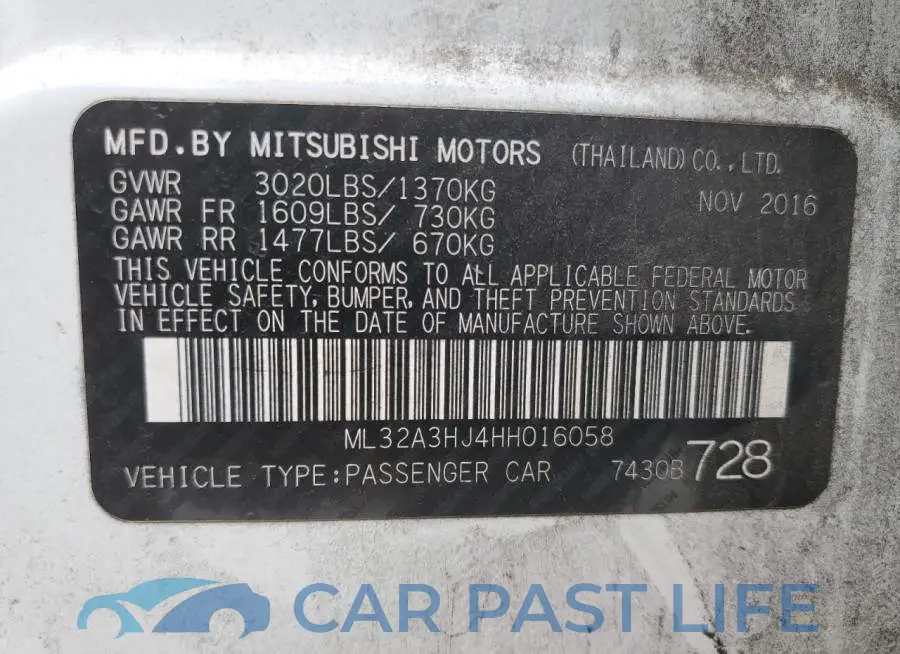 ML32A3HJ4HH016058# 10