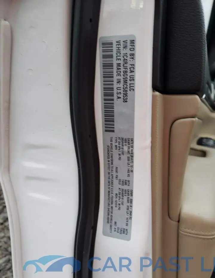 1C4RJFBG9MC589538# 13