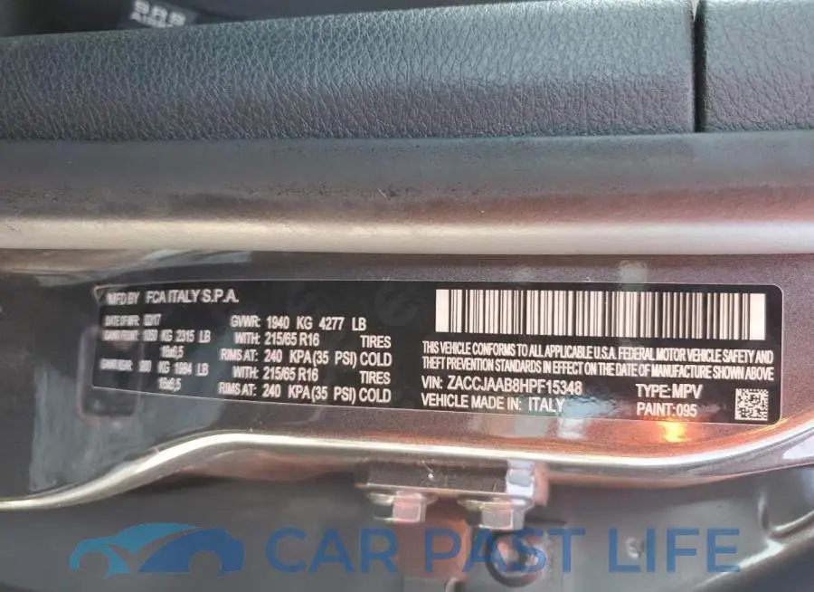 ZACCJAAB8HPF15348# 10