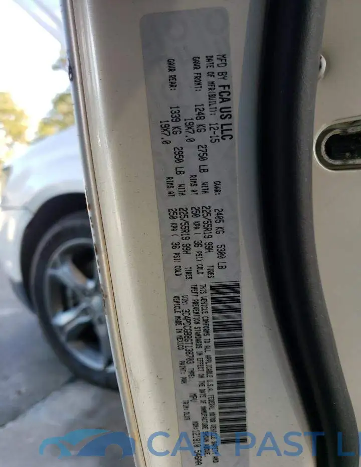 3C4PDCGB8GT138703# 10