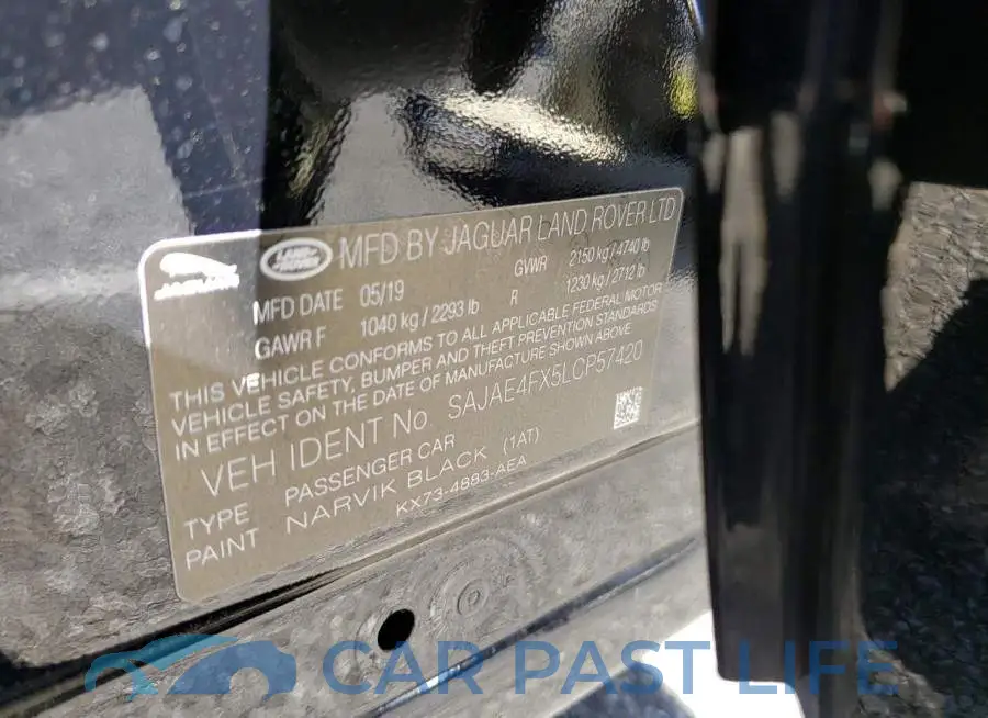 SAJAE4FX5LCP57420# 12