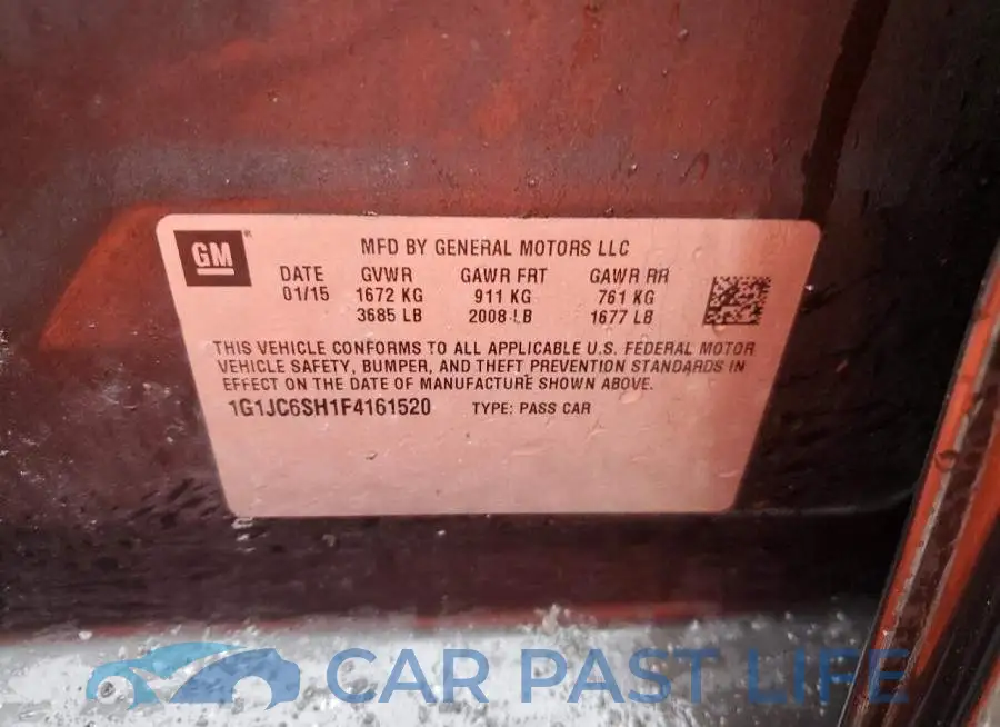 1G1JC6SH1F4161520# 12