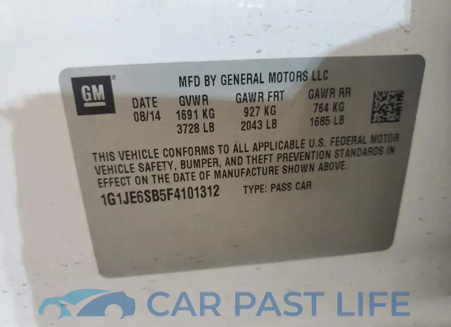 1G1JE6SB5F4101312# 12