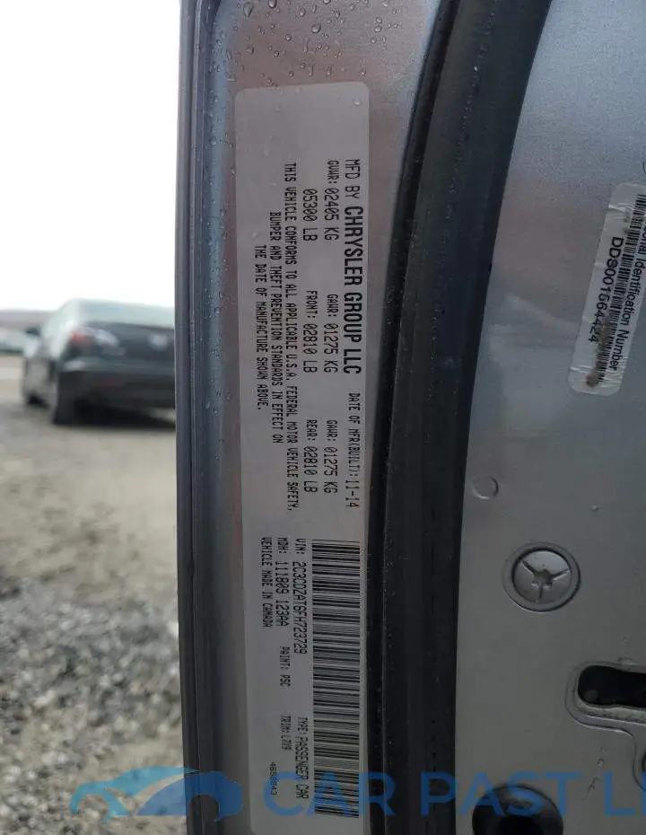 2C3CDZAT6FH723729# 12