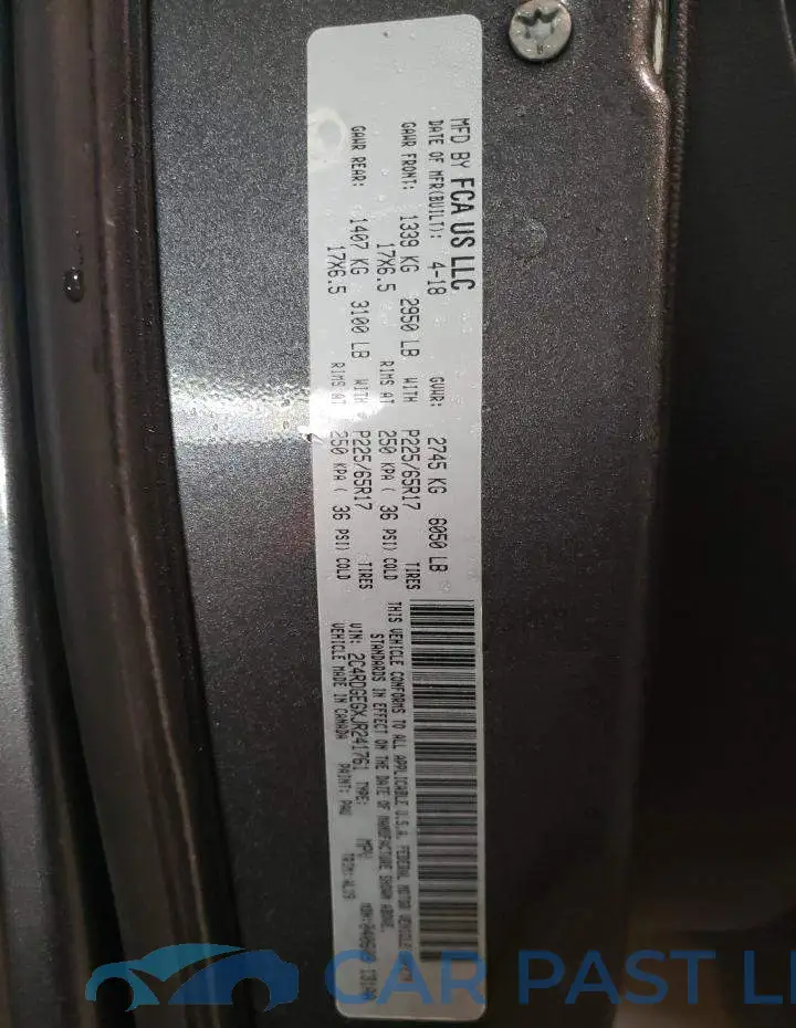 2C4RDGEGXJR241761# 13