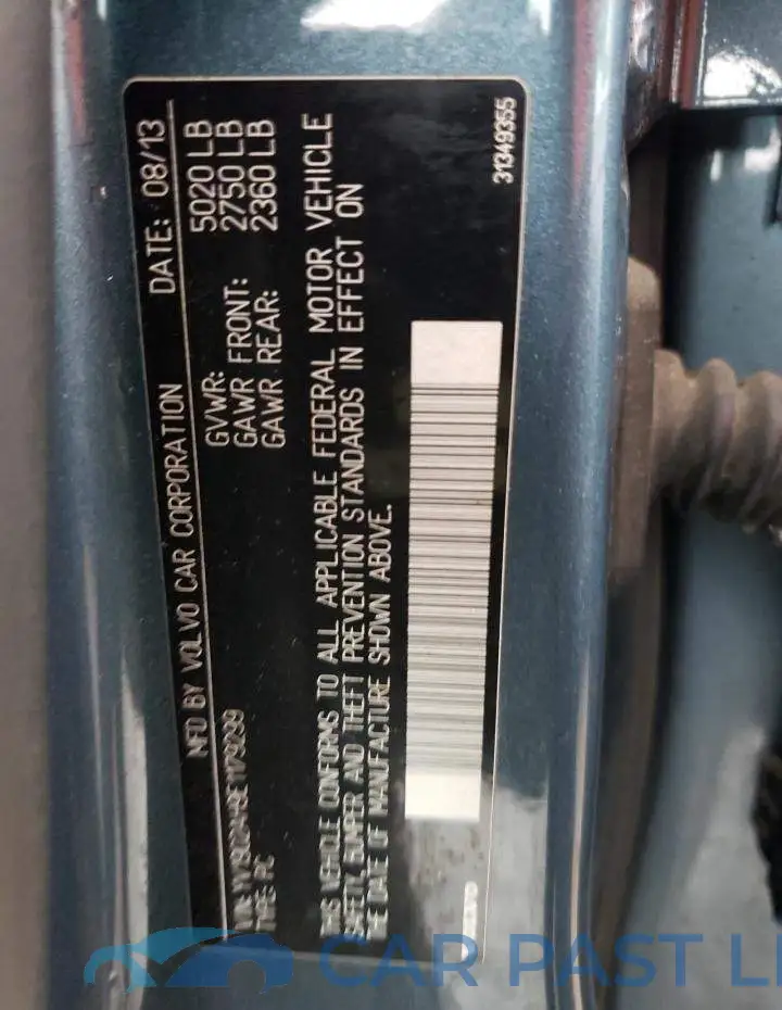YV1902AH9E1179299# 12