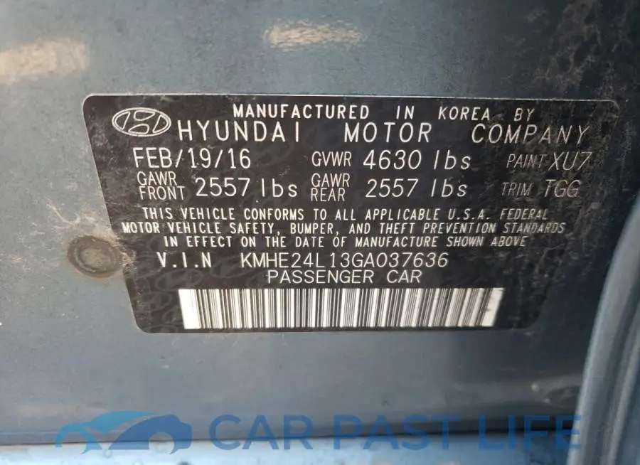 KMHE24L13GA037636# 12