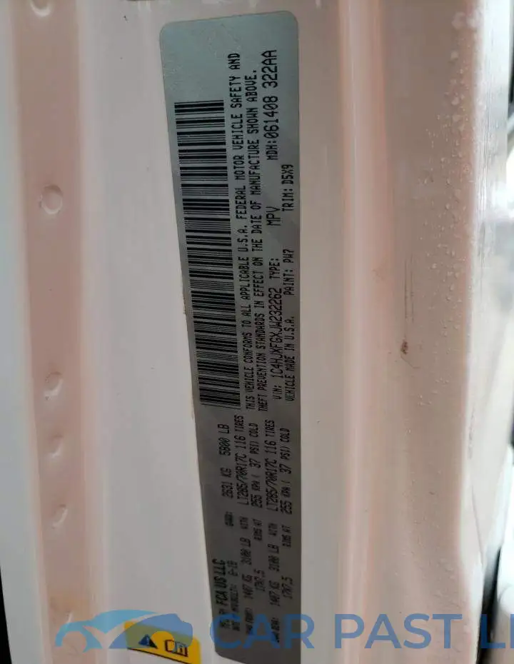 1C4HJXFGXJW232262# 13