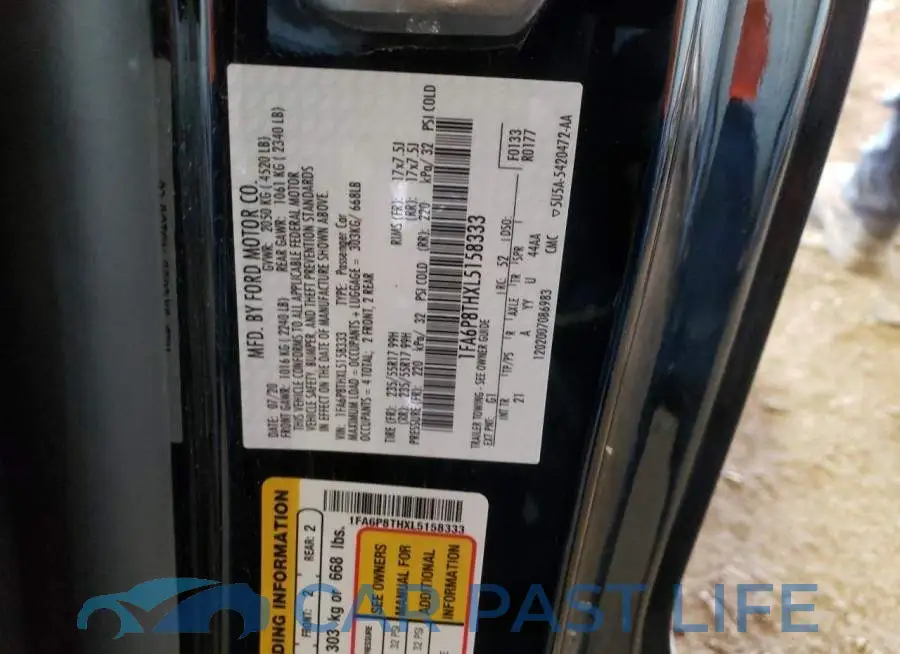 1FA6P8THXL5158333# 12