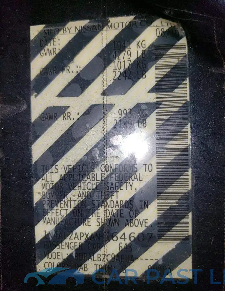 1N4AL3AP3FN890553# 12