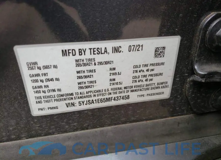 5YJSA1E65MF437458# 10