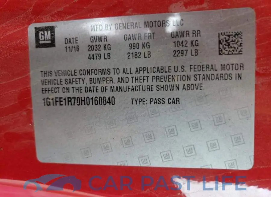 1G1FE1R70H0160840# 12