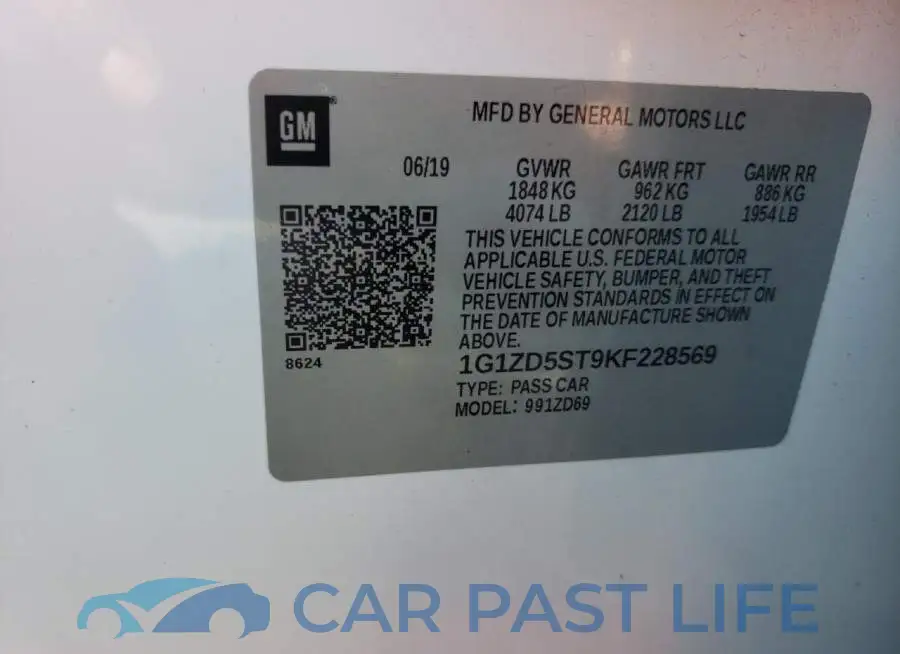 1G1ZD5ST9KF228569# 10