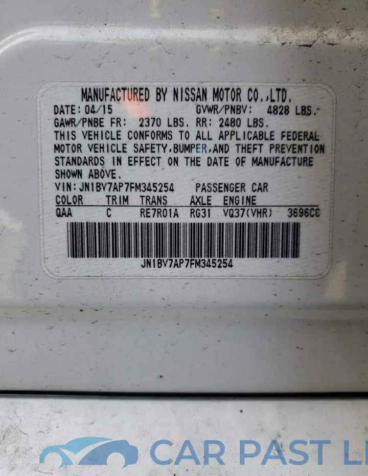 JN1BV7AP7FM345254# 12