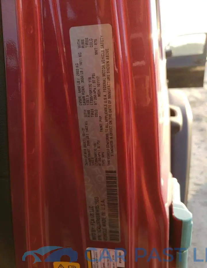1C4JJXR66MW851983# 12