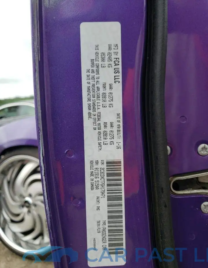2C3CDXCT7GH179471# 10