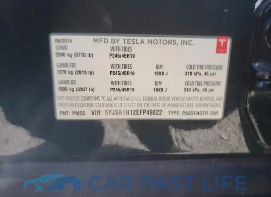 5YJSA1H12EFP49822# 13