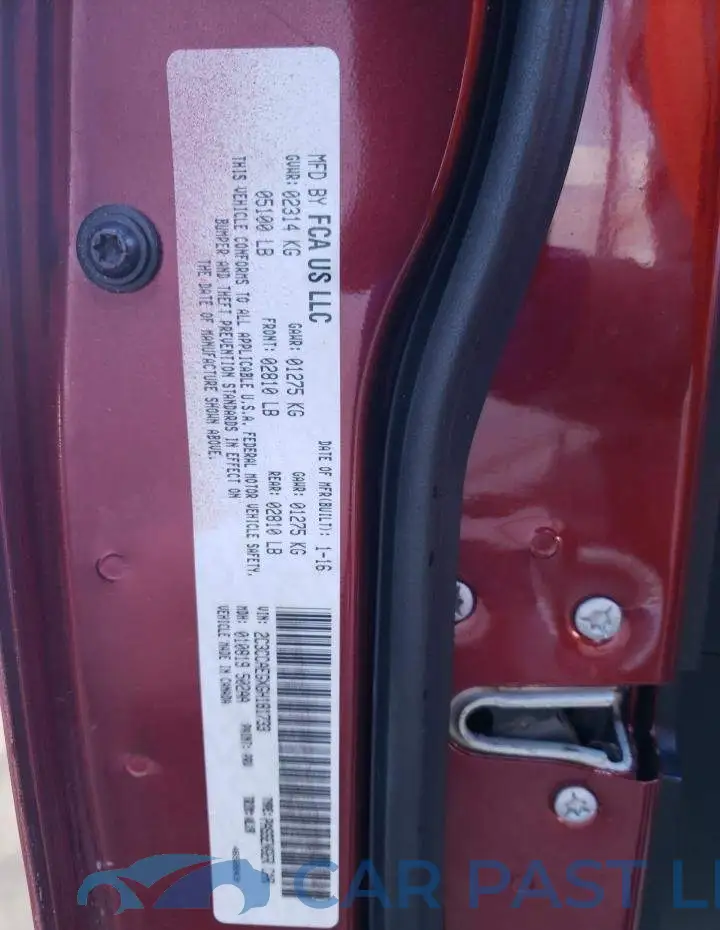 2C3CCAEGXGH181733# 13