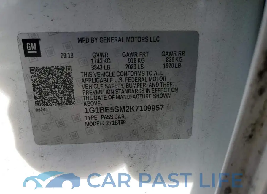 1G1BE5SM2K7109957# 12