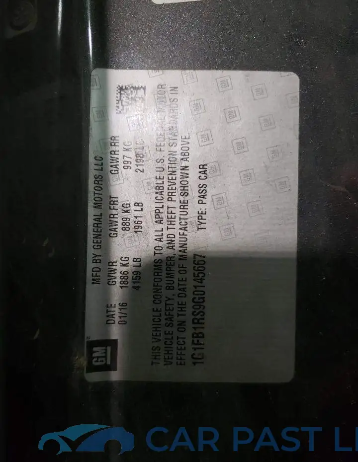 1G1FB1RS9G0145667# 13