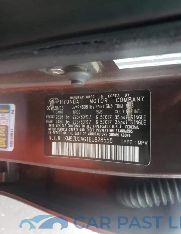 KM8JUCAG1EU828558# 13