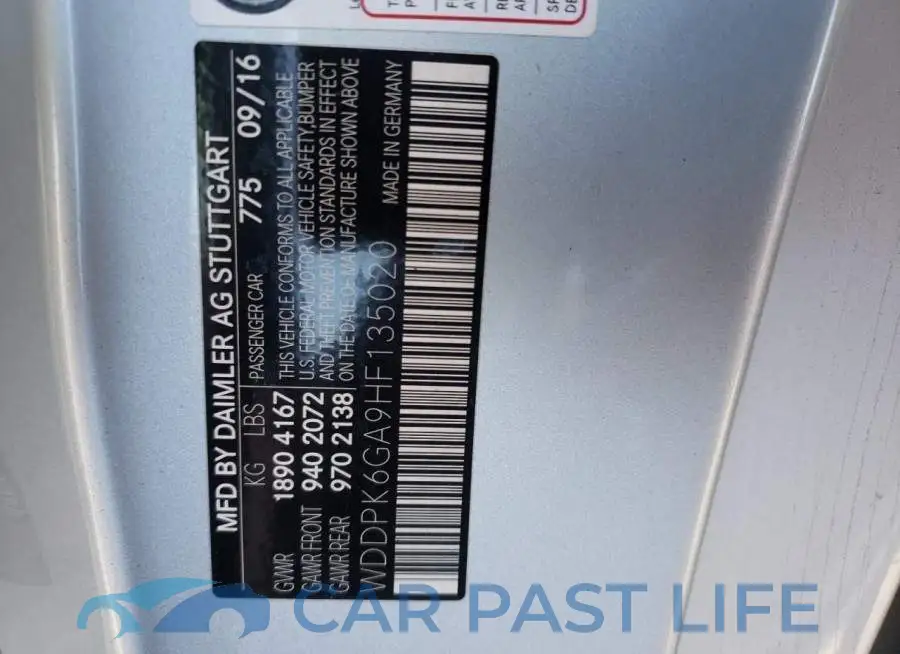 WDDPK6GA9HF135020# 13