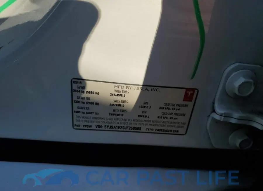5YJSA1E29JF250555# 12