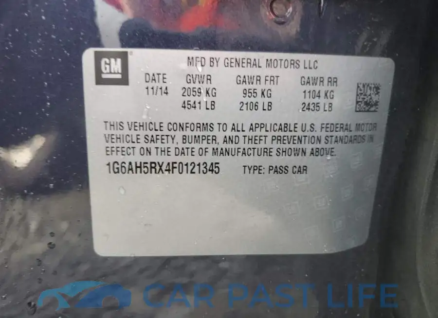1G6AH5RX4F0121345# 13