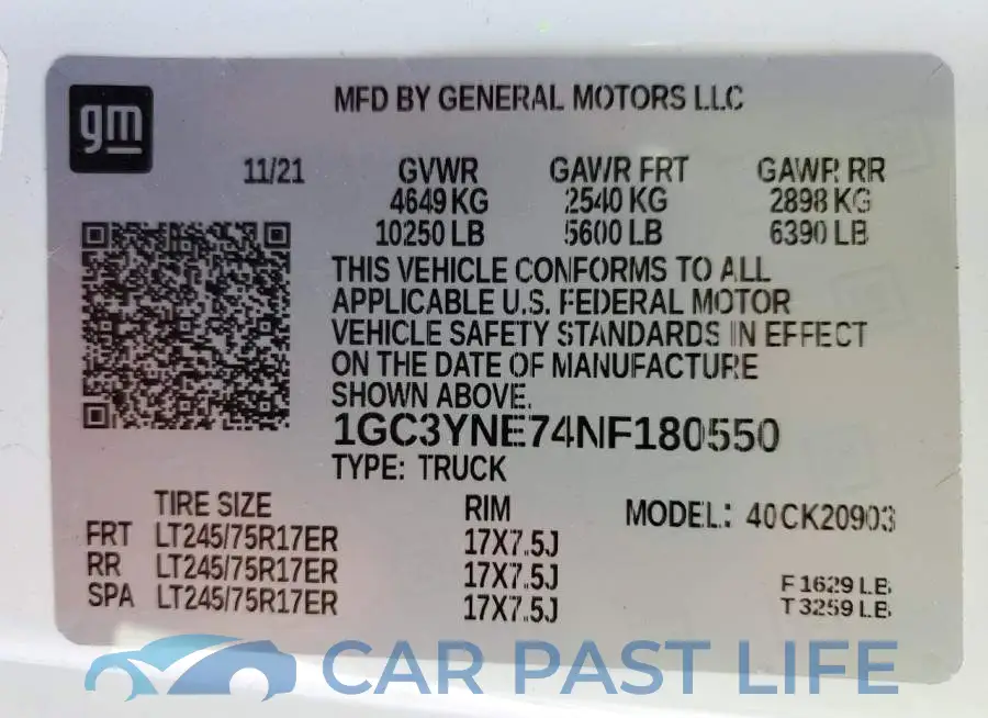 1GC3YNE74NF180550# 10