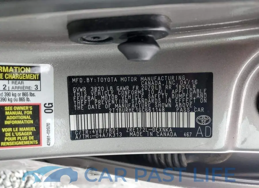 2T1BURHE1GC661148# 12